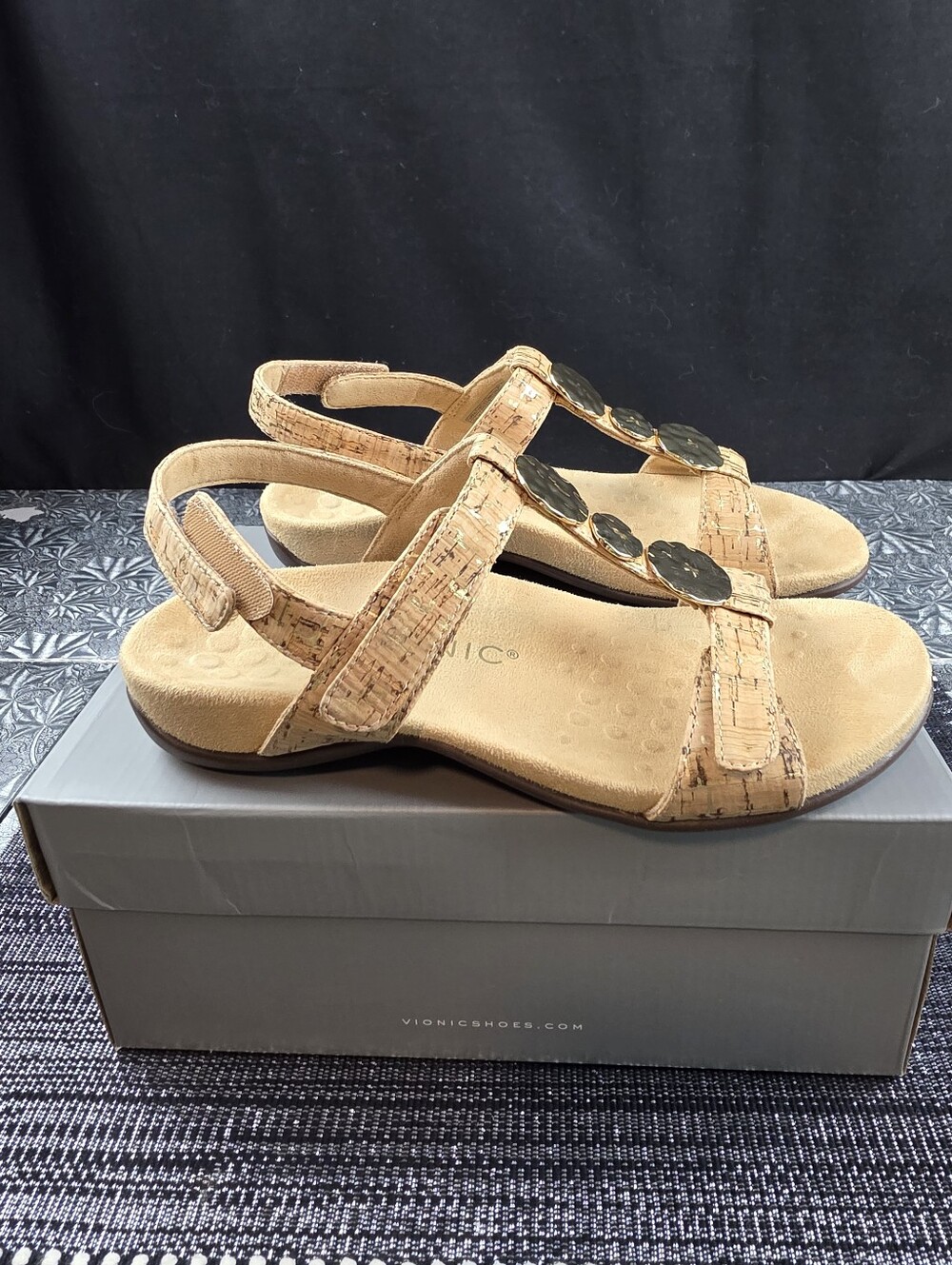 Vionic Farra Cork Strap Sandals - Picture 3 of 5